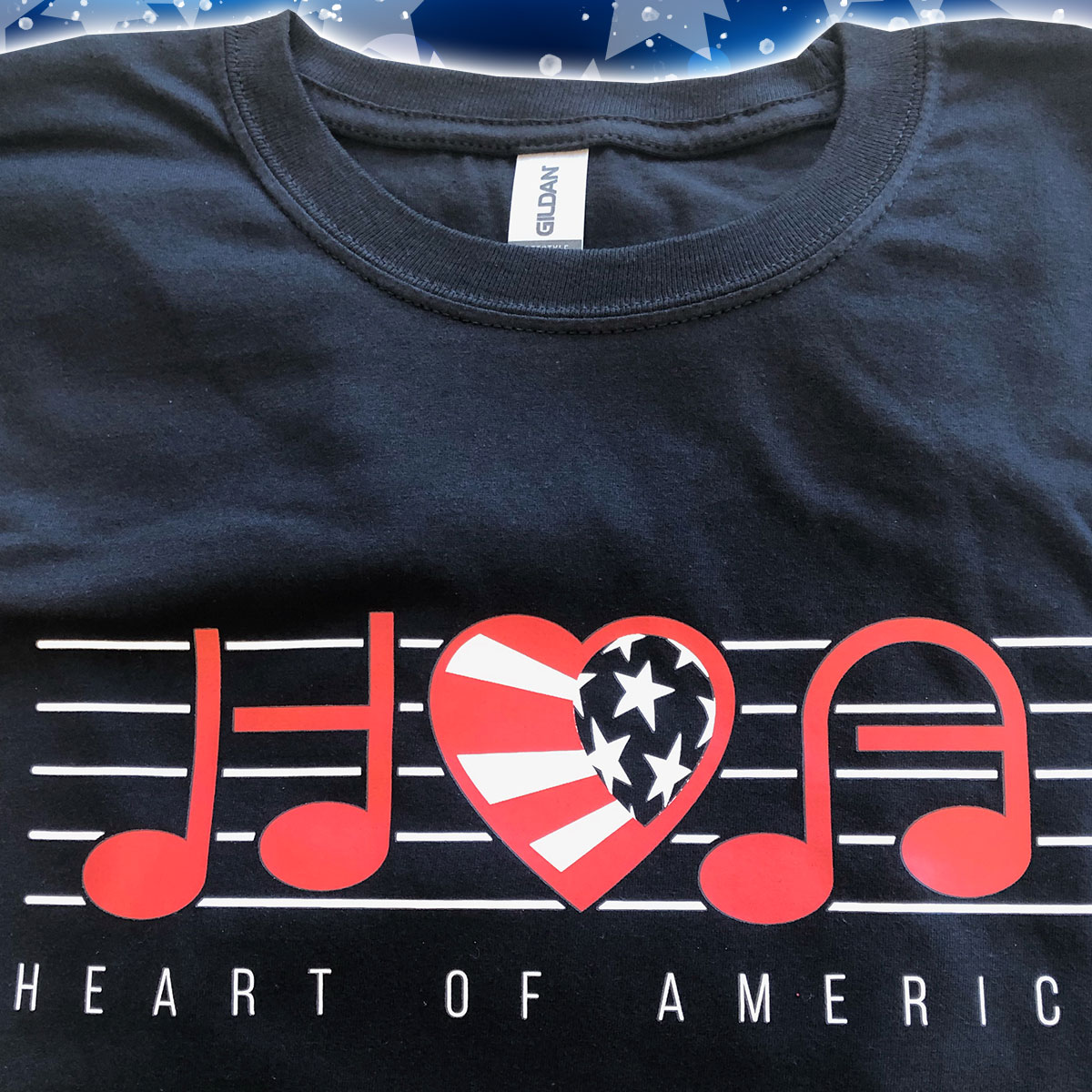 Heart of America Black HOA T-shirt